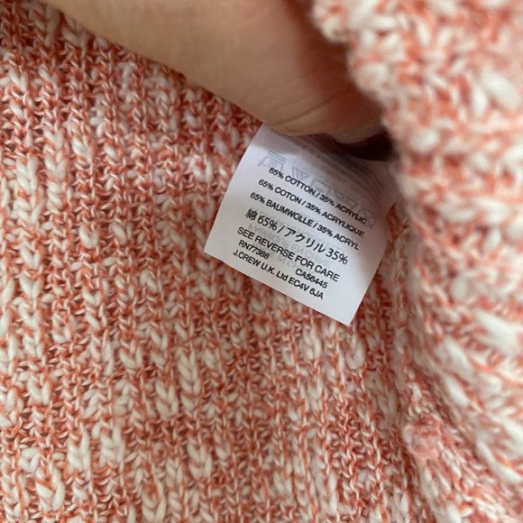 [J. Crew] Side Slit Cotton Sweater - Picture 3 of 6